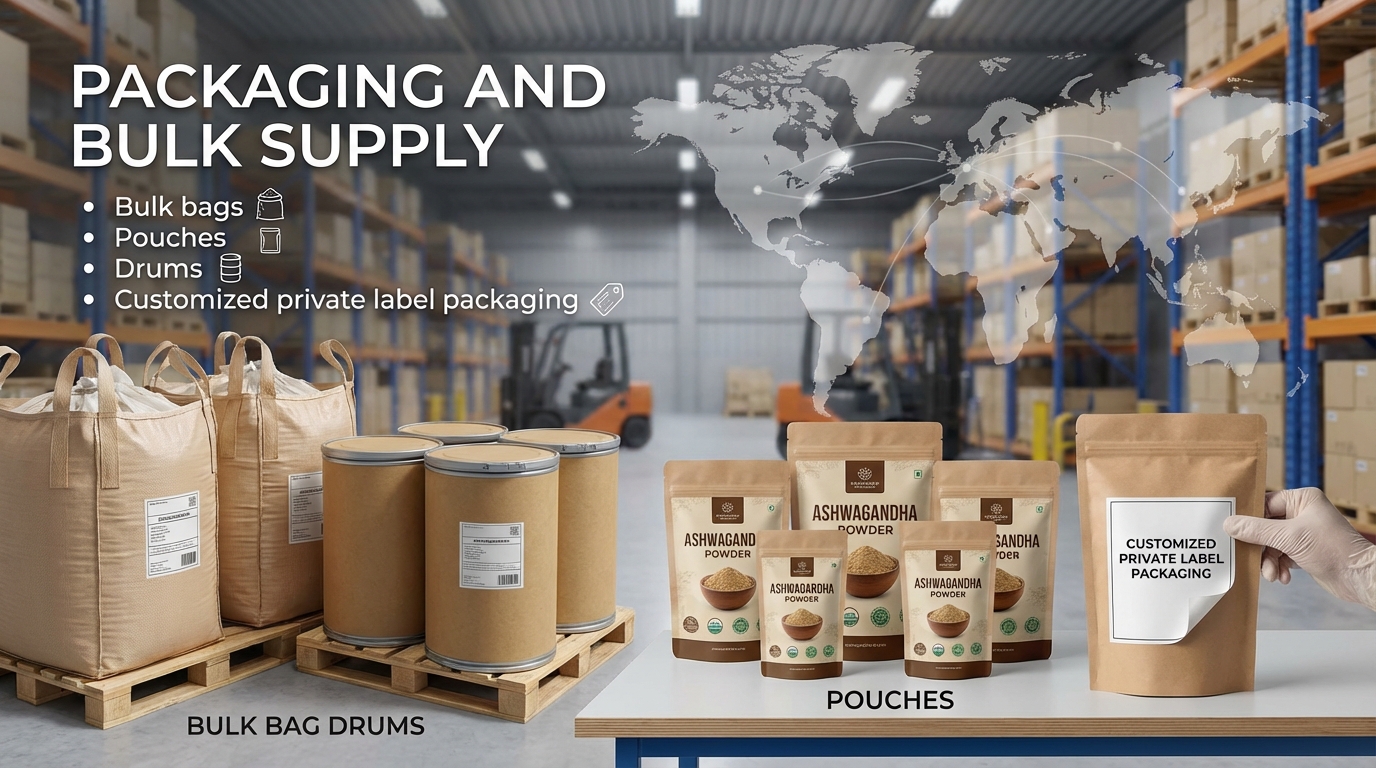 Private Label Ashwagandha powder manufacturer in India